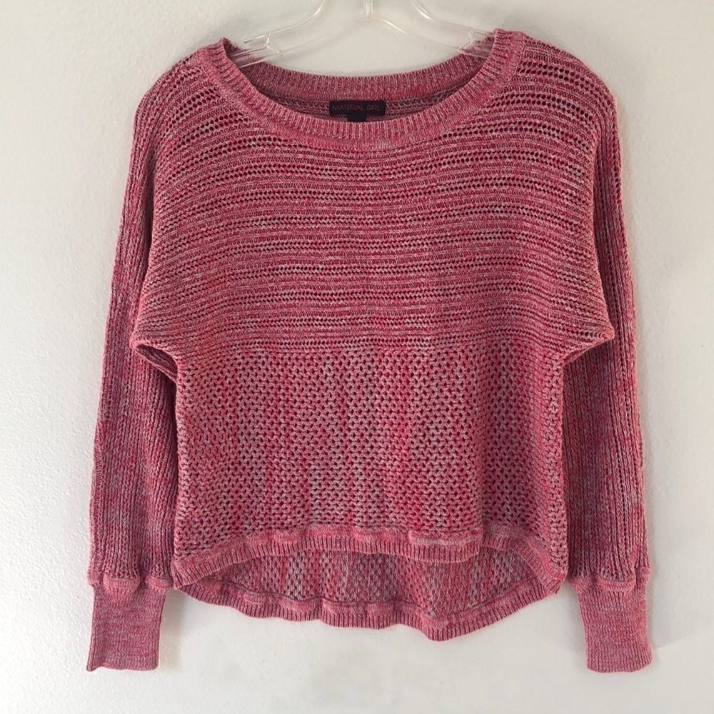 Vintage Material Girl Knit Sweater.  Size Large